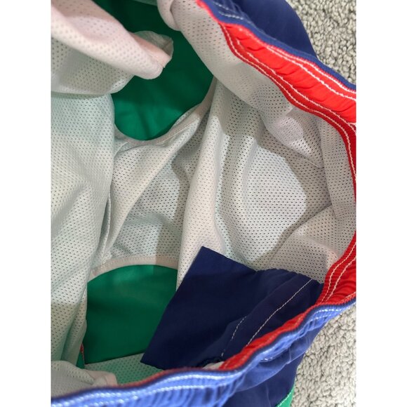 Vineyard Vines Swim Trunks Mens Medium Colorblock Shorts w/ Elastic Waist Lined - Picture 9 of 14